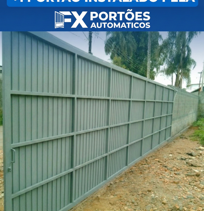 Praticidade e Segurança para sua Garagem é com a FX Portões em São Caetano do SUL