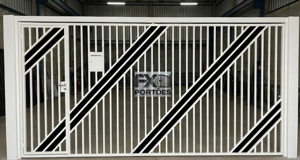 Portões Automáticos em Santo André, SBC e SCS: Estilo e Modernidade com o Modelo FX-11